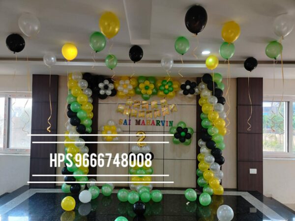Balloon-Flower-Decoration-Green-Yellow